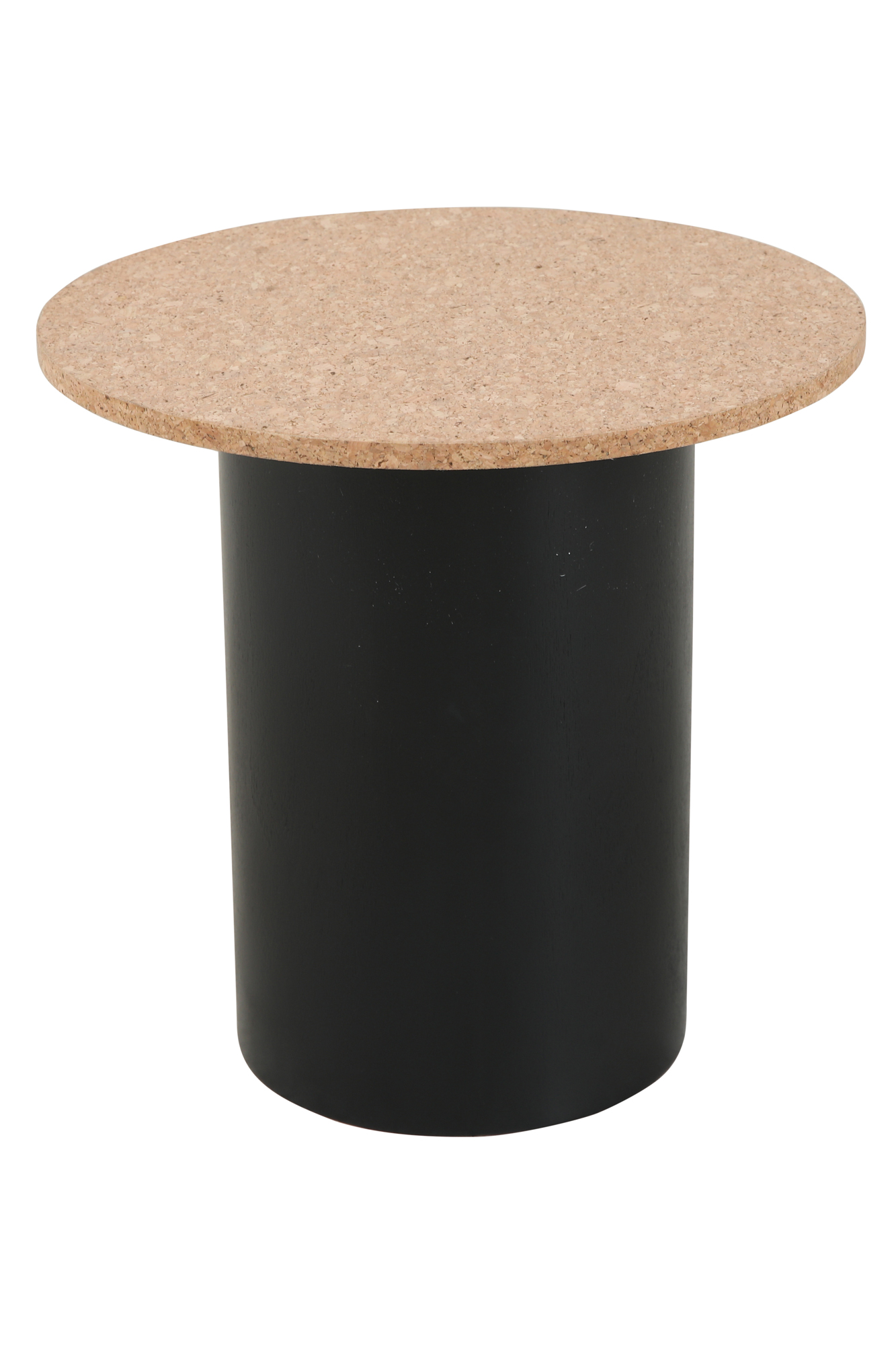 Beistelltisch, 2er Set MDF mit Kork, Beine Pinie | Maße großer Tisch: ca. B50xT50xH45 cm, Maße kleiner Tisch: ca. B40xT40xH38 cm – Bild 8