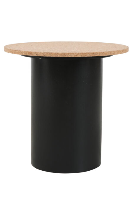 Beistelltisch, 2er Set MDF mit Kork, Beine Pinie | Maße großer Tisch: ca. B50xT50xH45 cm, Maße kleiner Tisch: ca. B40xT40xH38 cm – Bild 9