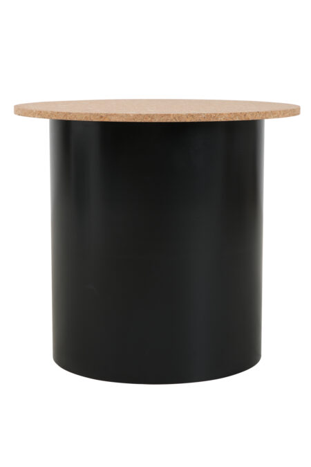 Beistelltisch, 2er Set MDF mit Kork, Beine Pinie | Maße großer Tisch: ca. B50xT50xH45 cm, Maße kleiner Tisch: ca. B40xT40xH38 cm – Bild 11