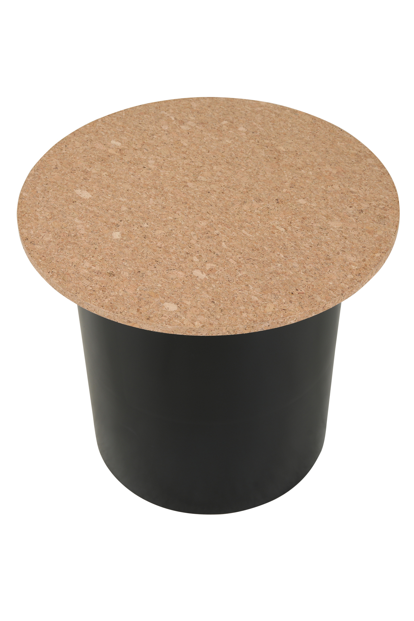 Beistelltisch, 2er Set MDF mit Kork, Beine Pinie | Maße großer Tisch: ca. B50xT50xH45 cm, Maße kleiner Tisch: ca. B40xT40xH38 cm – Bild 12