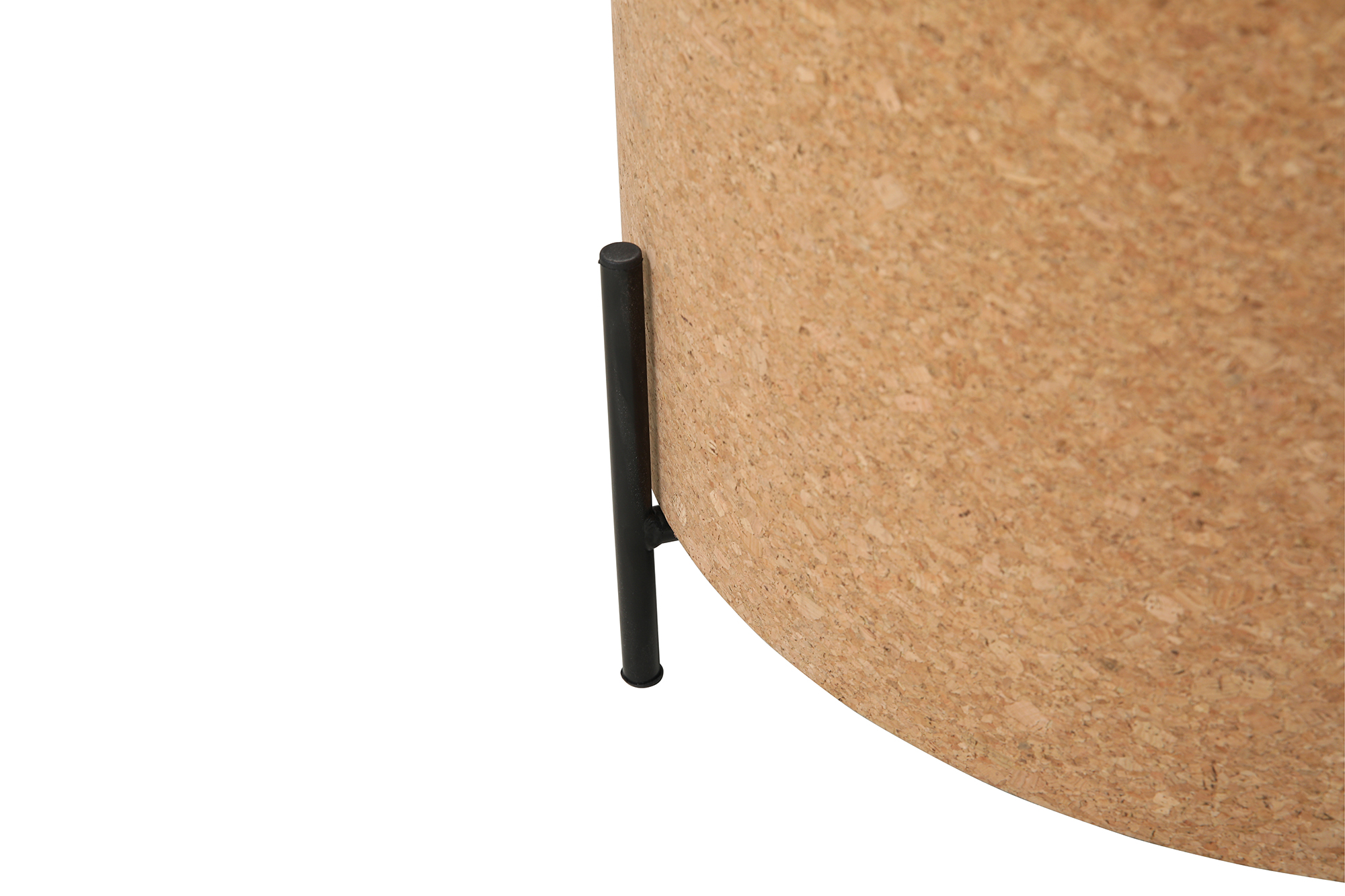 Couchtische, 2er Set MDF mit Kork, Stahlbeine | Maße großer Tisch: ca. B63xT63xH48,5 cm, Maße kleiner Tisch: ca. B41,5xT41,5xH36,5 cm, Tischplatten abnehmbar, mit Stauraum im Inneren – Bild 16